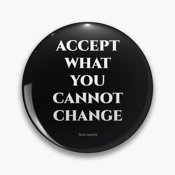Item preview, Accept What You Cannot Change – Stoic Discipline Quote designed and sold by BrushRushX.