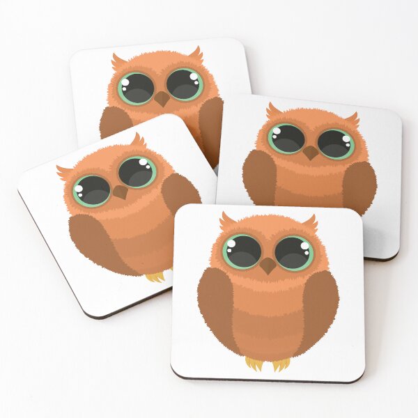 Item preview, Cute Orange Baby Owl designed and sold by Captain Creative.