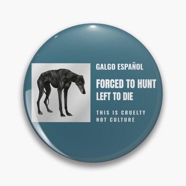Item preview, Galgos Español: Lives Left Behind — Awareness Design designed and sold by Pawethic Prints Studio.