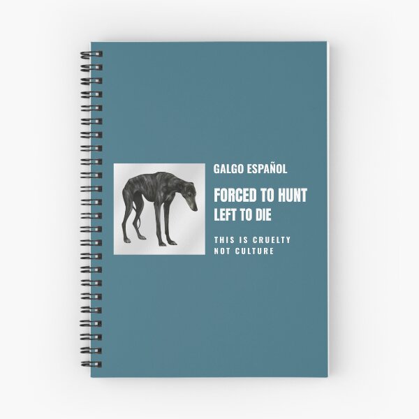 Item preview, Galgos Español: Lives Left Behind — Awareness Design designed and sold by Pawethic Prints Studio.
