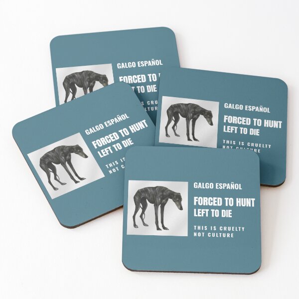 Item preview, Galgos Español: Lives Left Behind — Awareness Design designed and sold by Pawethic Prints Studio.