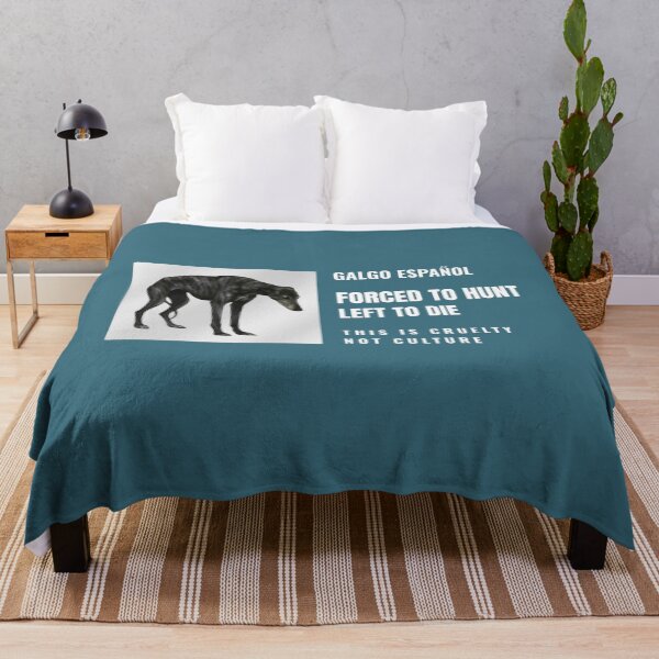 Item preview, Galgos Español: Lives Left Behind — Awareness Design designed and sold by Pawethic Prints Studio.
