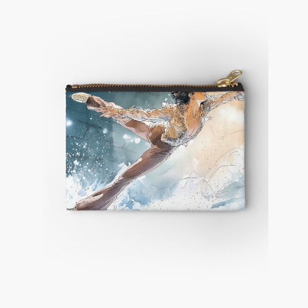 Item preview, Title:  Winter Olympics Ice Skater - Watercolor Art designed and sold by Banal25.