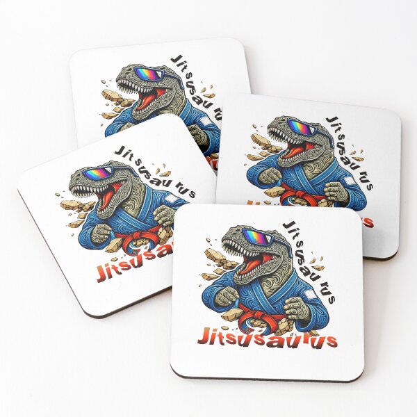 Item preview, JiuJitsu Funny Jiu Jitsu Jitsusaurus Dinosaur designed and sold by garetlundberg.