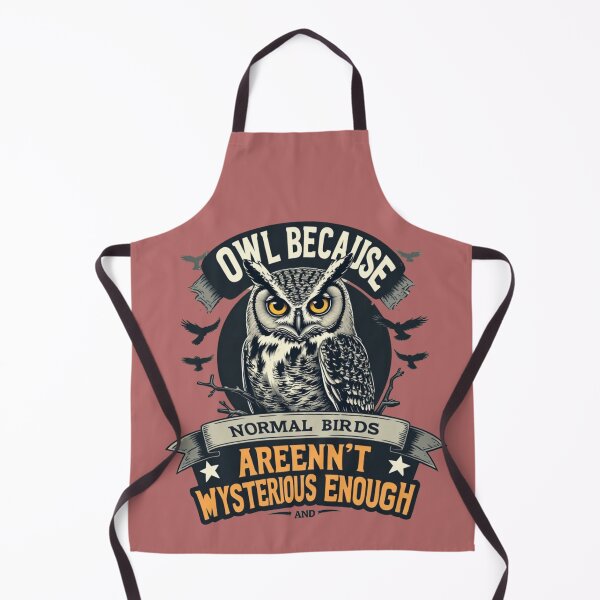 Item preview, Mysterious Owl - "Normal Birds Aren’t Wise Enough" Vintage Design designed and sold by sanorastyle.