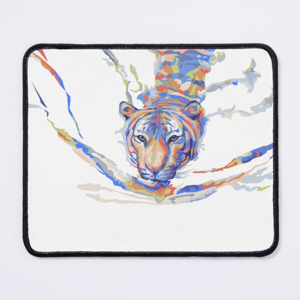 Item preview, Colorful Tiger Illustration in White Background designed and sold by arvillain13.