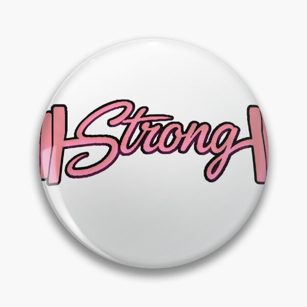 Item preview, Strong Gym Design with Weight Bar – Minimalist and Motivating Fitness Style designed and sold by AstronautMerch.