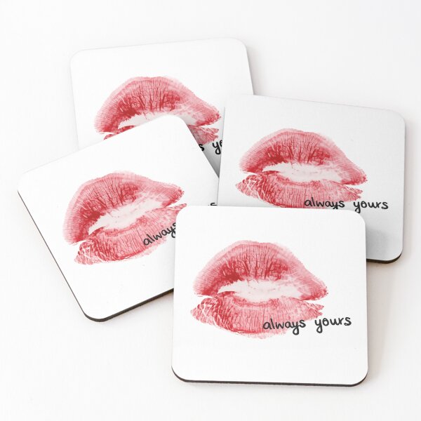 Item preview, Always Yours Kiss Lips Valentines Day Galentines Day Boyfriend Girlfriend Gift Couples Love Kisses Present designed and sold by Just A Girly.