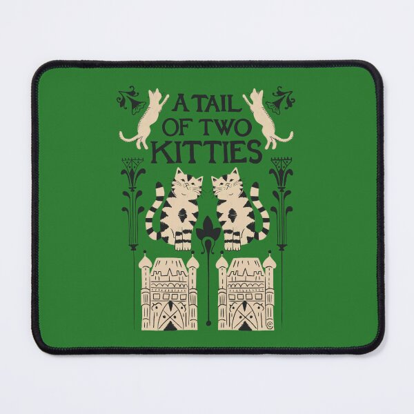 Item preview, A Tail of Two Kitties | Bookish Cat Pun, Classic Literature Pun With Cats designed and sold by Carrie Cantwell Art.