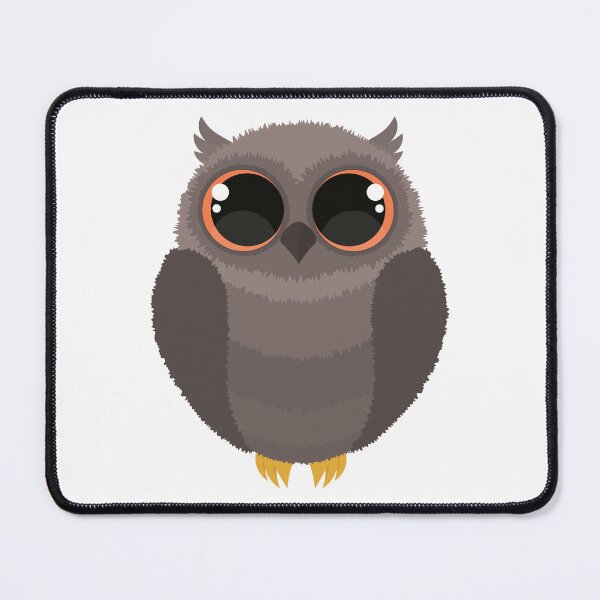 Item preview, Cute Dark Brown Baby Owl designed and sold by Captain Creative.