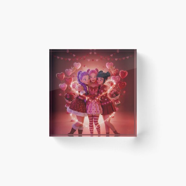 Item preview, Valentine's Day Demon Hunter / HUNTRIX kpop  designed and sold by Fatih Reis.