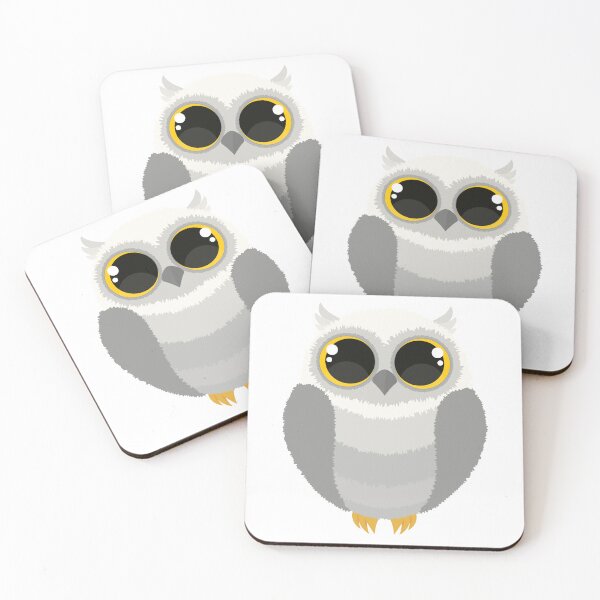 Item preview, Cute White Baby Owl designed and sold by Captain Creative.