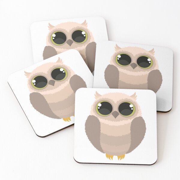 Item preview, Cute Light Brown Baby Owl designed and sold by Captain Creative.
