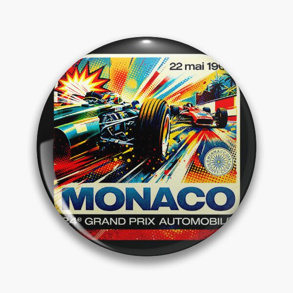 Item preview, Vintage Monaco Grand Prix 1966 Poster Varition designed and sold by Helios Be. Lavsh.