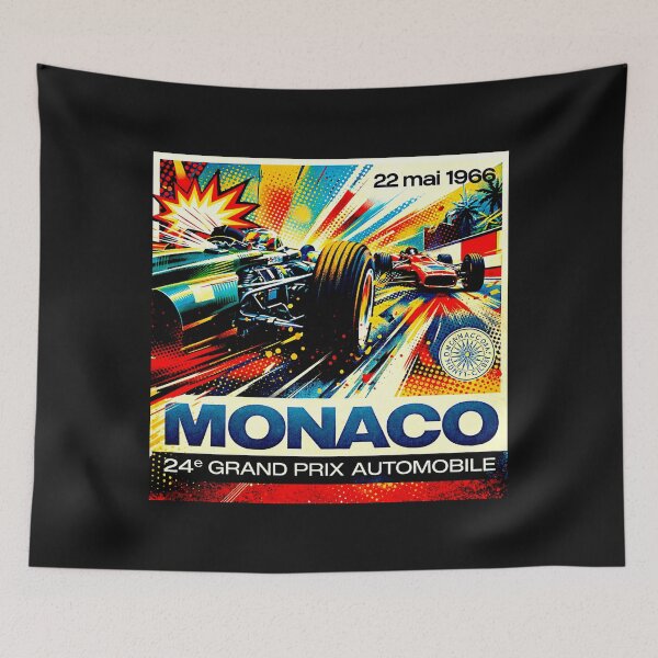 Item preview, Vintage Monaco Grand Prix 1966 Poster Varition designed and sold by Helios Be. Lavsh.