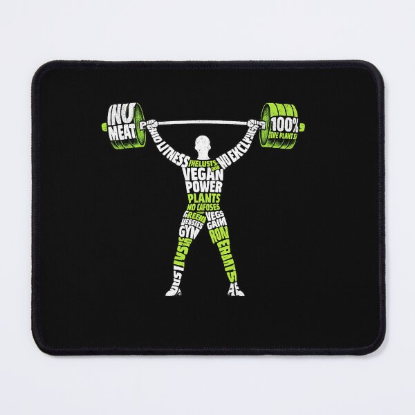 Item preview, Vegan Power Lifter – 100% Plants No Meat Gym Graphic designed and sold by VibeOffline Studio.