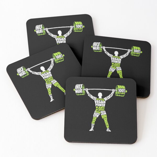 Item preview, Vegan Power Lifter – 100% Plants No Meat Gym Graphic designed and sold by VibeOffline Studio.