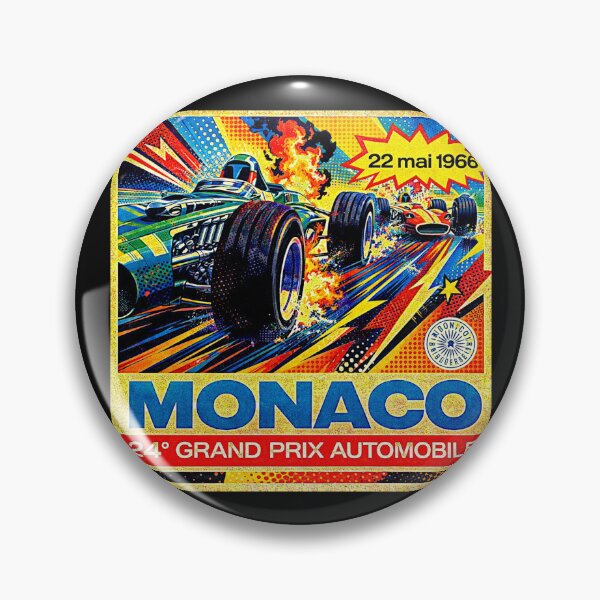 Item preview, Vintage Monaco Grand Prix 1966 Poster Variation #1 designed and sold by Helios Be. Lavsh.