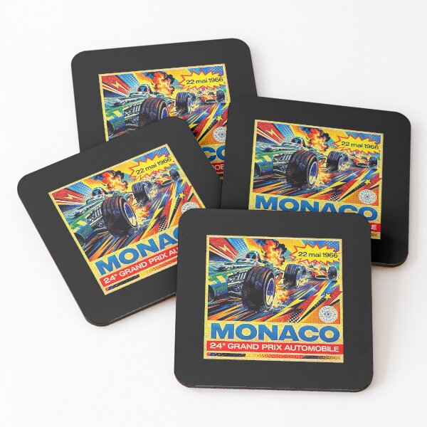 Item preview, Vintage Monaco Grand Prix 1966 Poster Variation #1 designed and sold by Helios Be. Lavsh.