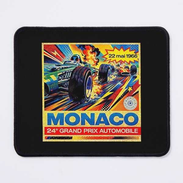 Item preview, Vintage Monaco Grand Prix 1966 Poster Variation #1 designed and sold by Helios Be. Lavsh.