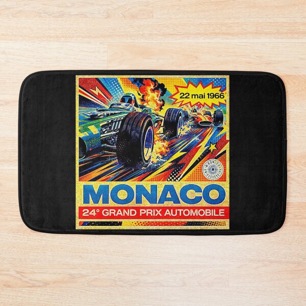 Item preview, Vintage Monaco Grand Prix 1966 Poster Variation #1 designed and sold by Helios Be. Lavsh.