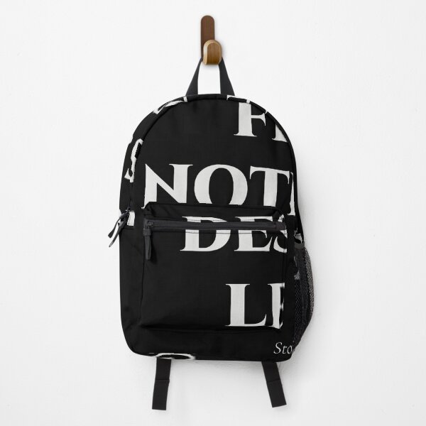 Item preview, Desire Less Fear Nothing – Minimal Stoic Quote designed and sold by BrushRushX.