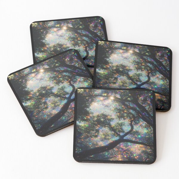 Item preview, Colorful Glittering Forest Branches Artwork  designed and sold by NivyasArtistry.