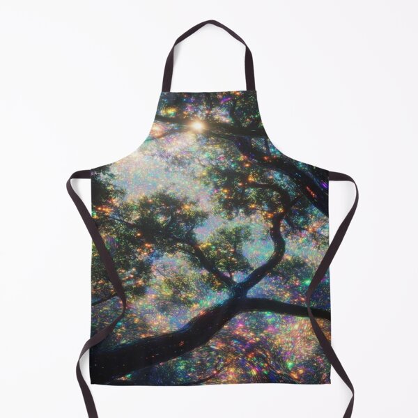 Item preview, Colorful Glittering Forest Branches Artwork designed and sold by NivyasArtistry.