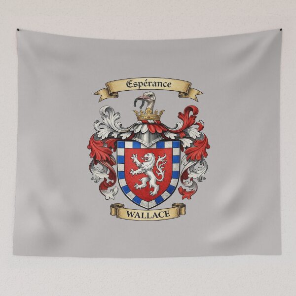 Item preview, The Wallace Family Coat of Arms designed and sold by BagTown Clans.