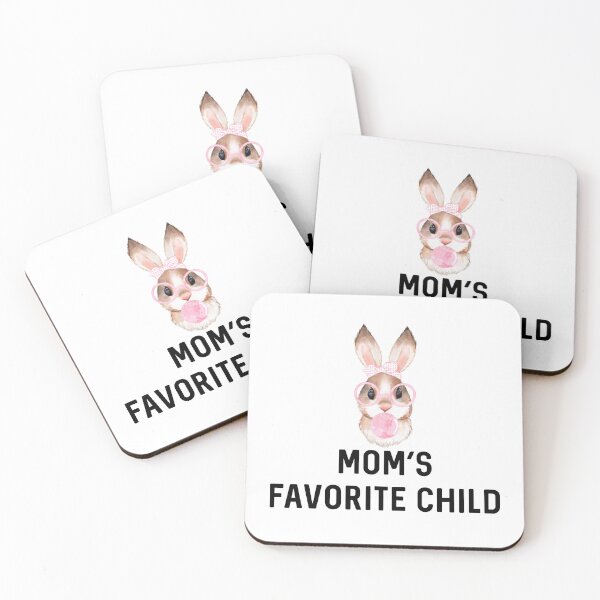 Item preview, Mom's Favorite Child Rabbit Mother's Day Sassy Easter Bunny Gift Rabbits Lover Birthday designed and sold by DogLover332.