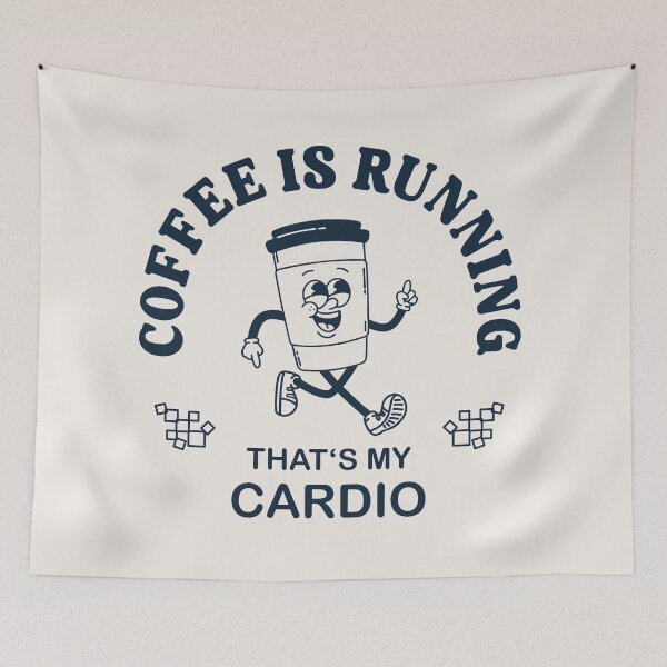 Item preview, Coffee Is Running Thats My Cardio designed and sold by CreareAT.