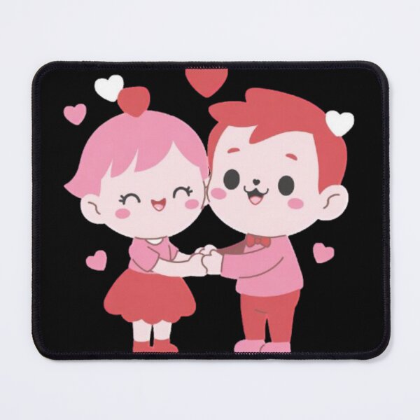 Item preview, Cute Valentine’s Day Couple – Adorable Love Illustration designed and sold by GraphGUY.