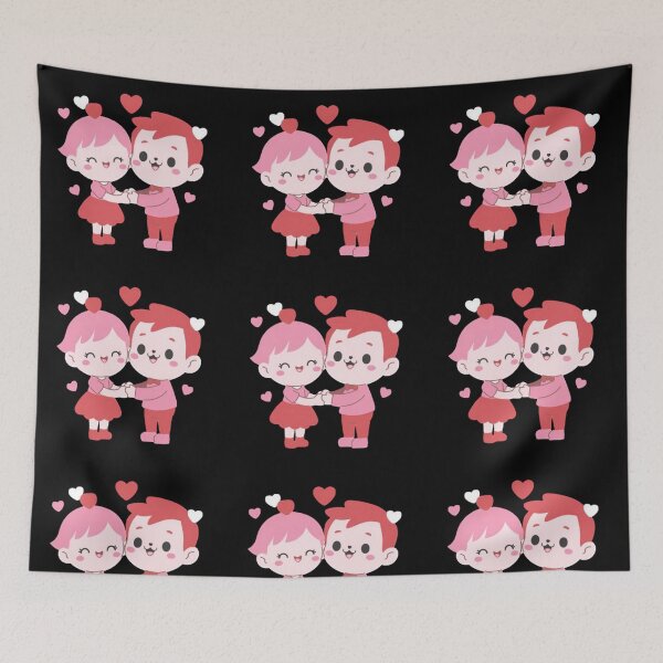 Item preview, Cute Valentine’s Day Couple – Adorable Love Illustration designed and sold by GraphGUY.