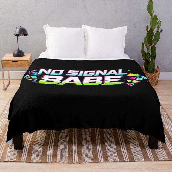 Item preview, No Signal Babe – Y2K Glitch Cyber Aesthetic Typography Design designed and sold by R3X .