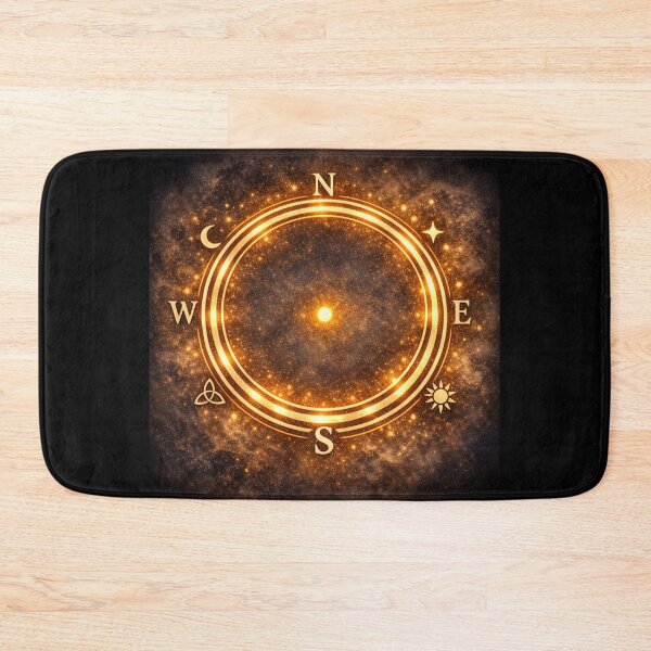 Item preview, Protective circle – double circle with cardinal directions designed and sold by chrisbe-.