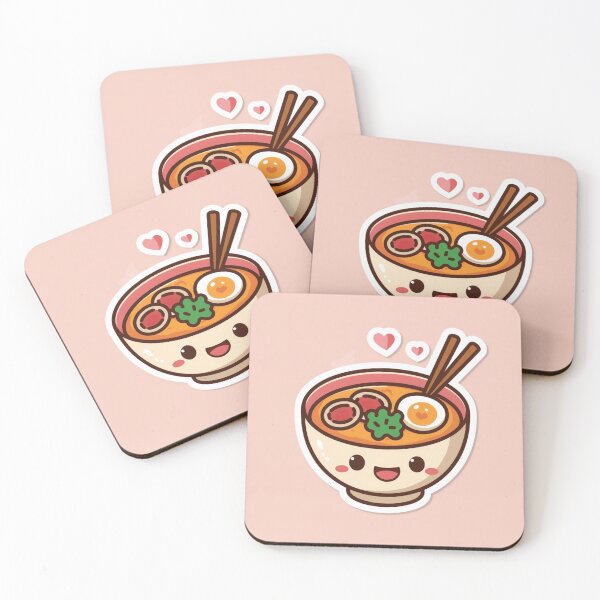 Item preview, Kawaii Happy Ramen Bowl Chibi Sticker designed and sold by soldbyelijah.