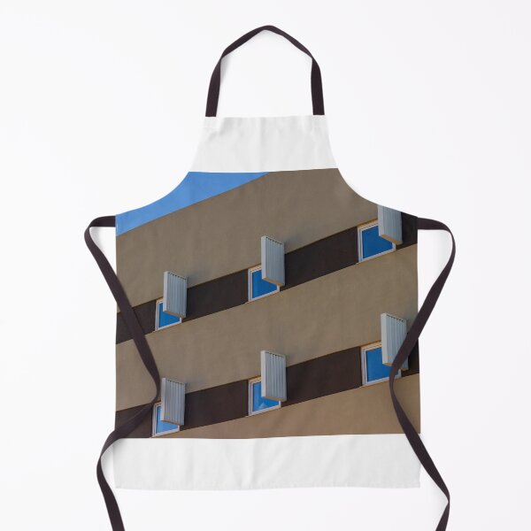 Item preview, Modern Apartment Building Facade With Shutters, Windows, And Bright Blue Sky designed and sold by Nmallia.