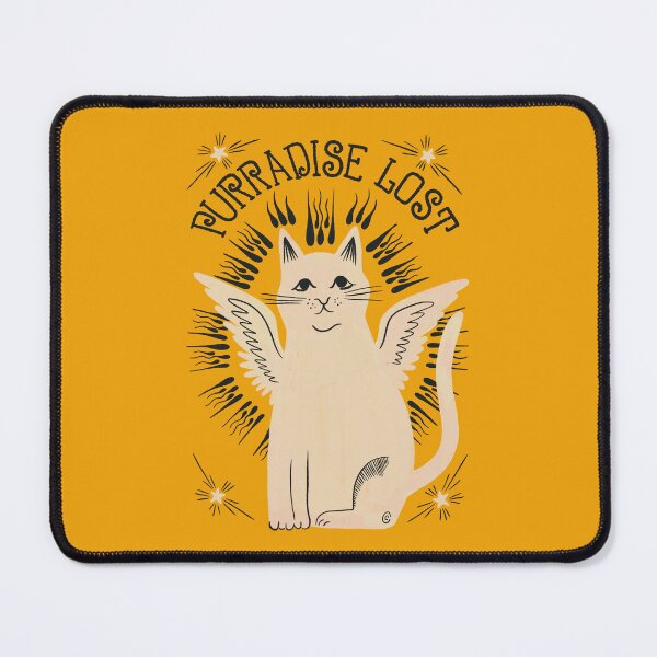 Item preview, Purradise Lost | Bookish Cat Pun, Classic Literature Pun With Cats, Bookish Gifts, John Milton Poem Paradise Lost designed and sold by Carrie Cantwell Art.