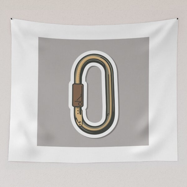 Item preview, Rock Climbing Carabiner Sticker designed and sold by soldbyelijah.