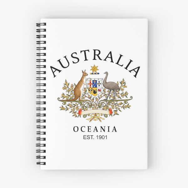 Item preview, Classic Australia Coat of Arms - Est 1901 Heritage Emblem designed and sold by Shopeon Designs.
