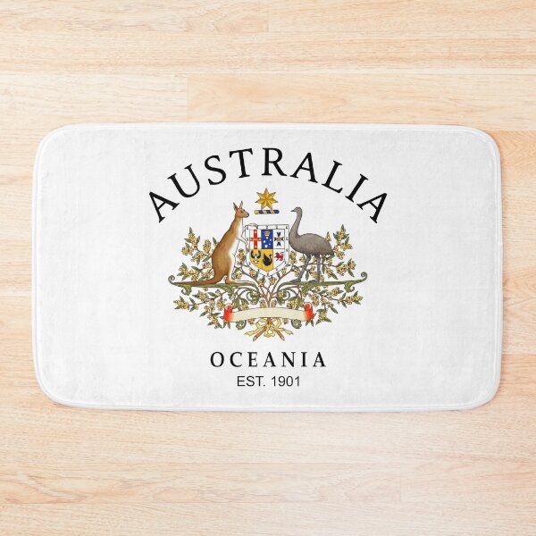 Item preview, Classic Australia Coat of Arms - Est 1901 Heritage Emblem designed and sold by Shopeon Designs.