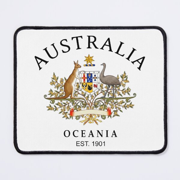 Item preview, Classic Australia Coat of Arms - Est 1901 Heritage Emblem designed and sold by Shopeon Designs.