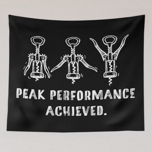 Item preview, Peak Performance Achieved Corkscrew Workout Illustration designed and sold by CreareAT.