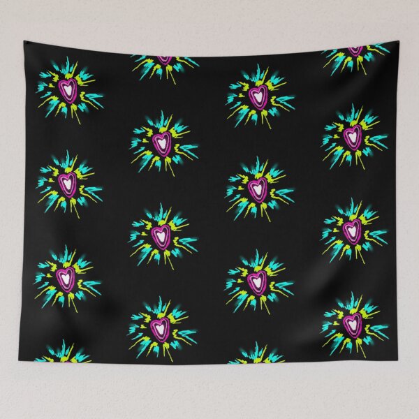 Item preview, Neon Glowing Heart Burst Graphic for Modern Design designed and sold by Snapystyle.