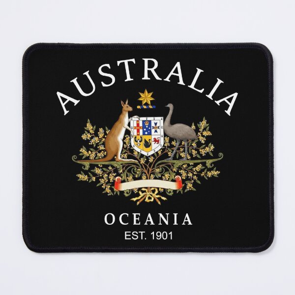 Item preview, Classic Australia Coat of Arms - Est 1901 Heritage Emblem designed and sold by Shopeon Designs.