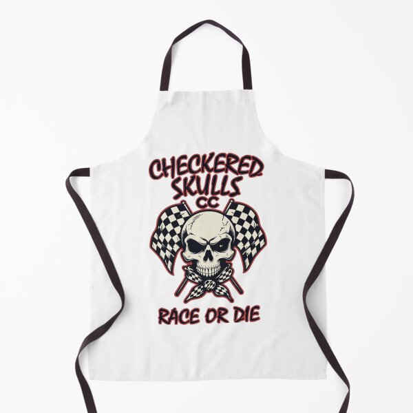 Item preview, Checkered Skulls Car Club designed and sold by RisingWolfStudio.