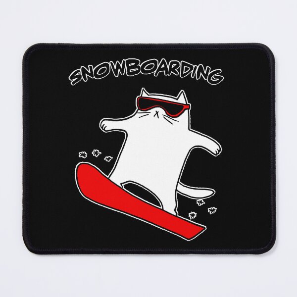Item preview, Snowboarding cat designed and sold by eri-morie.
