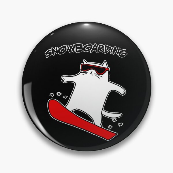 Item preview, Gato haciendo snowboard designed and sold by eri-morie.