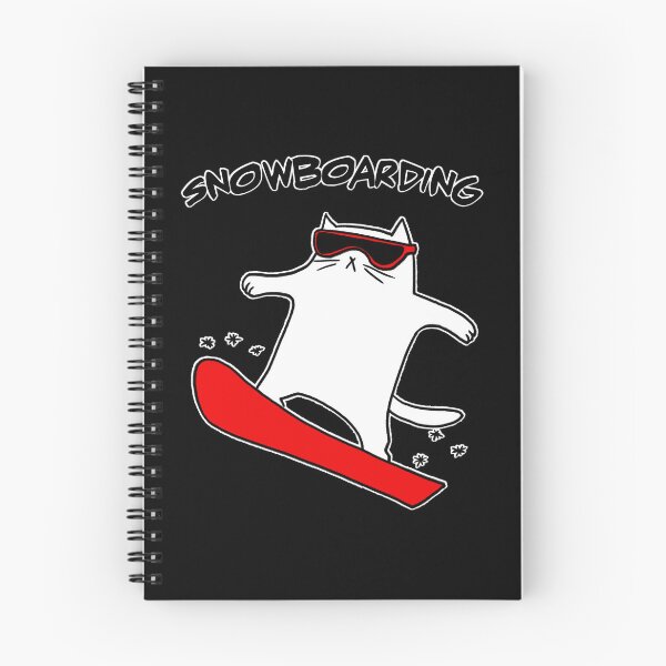 Item preview, Snowboarding cat designed and sold by eri-morie.