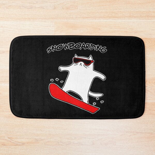 Item preview, Snowboarding cat designed and sold by eri-morie.
